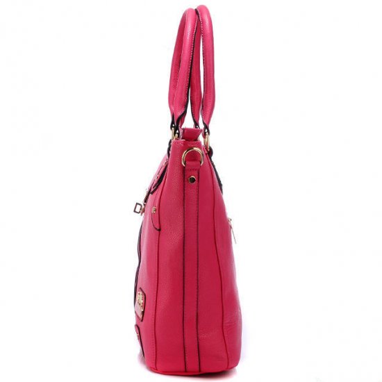 Coach Turnlock Medium Fuchsia Satchels BBQ | Women